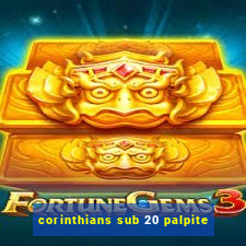 corinthians sub 20 palpite