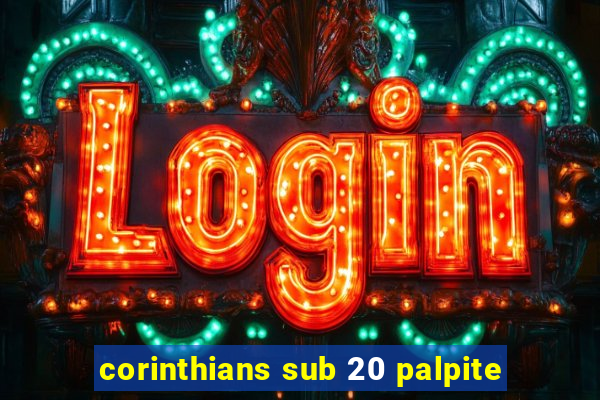 corinthians sub 20 palpite