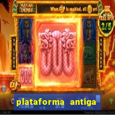plataforma antiga de jogos