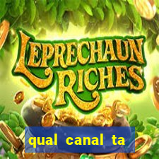 qual canal ta passando o jogo do inter