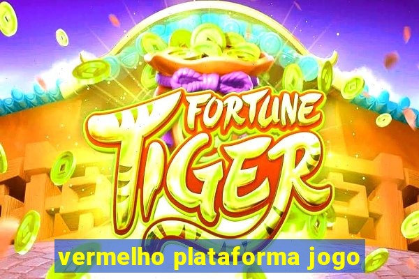 vermelho plataforma jogo