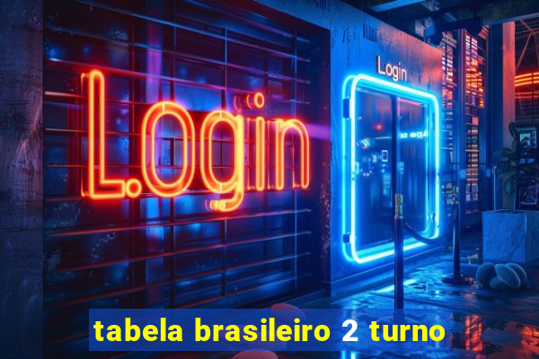 tabela brasileiro 2 turno
