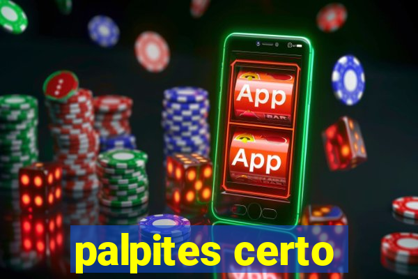 palpites certo