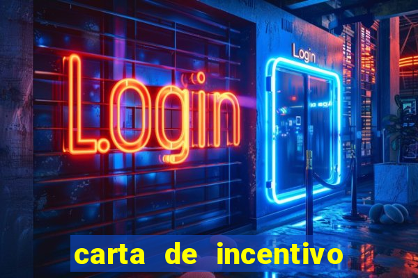 carta de incentivo para alunos