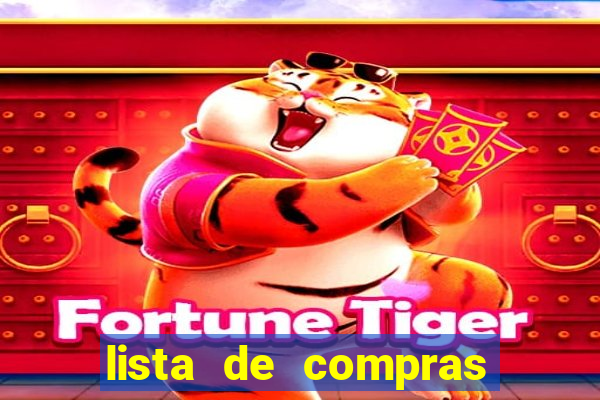 lista de compras supermercado para imprimir