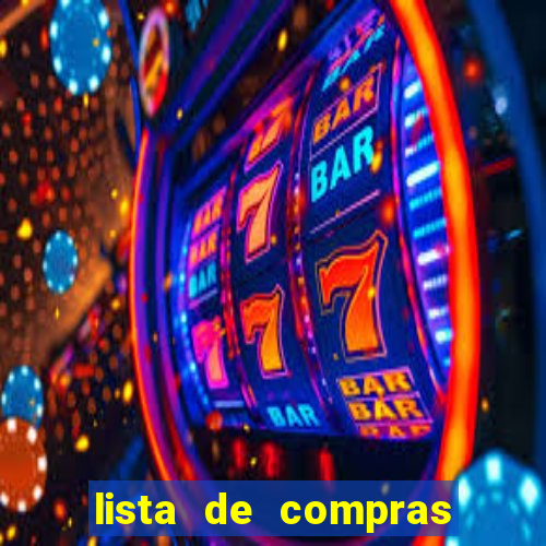 lista de compras supermercado para imprimir