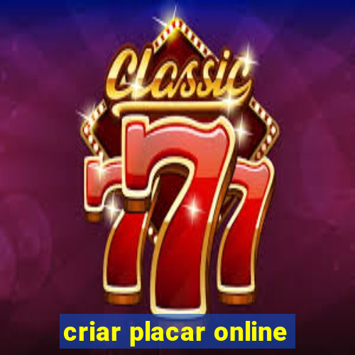 criar placar online