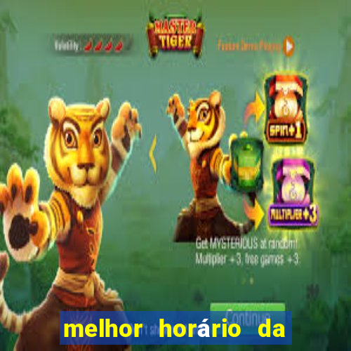 melhor horário da madrugada para jogar fortune tiger
