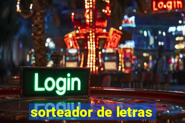 sorteador de letras