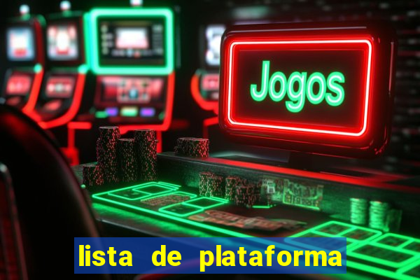 lista de plataforma de jogos