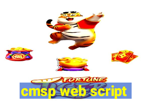 cmsp web script