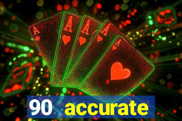 90 accurate football predictions