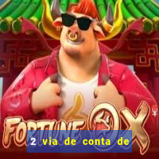2 via de conta de luz coelba