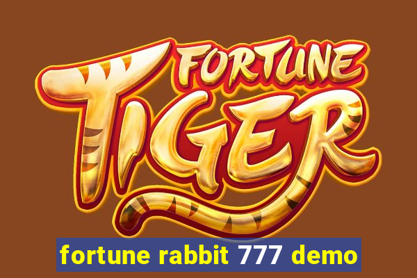 fortune rabbit 777 demo