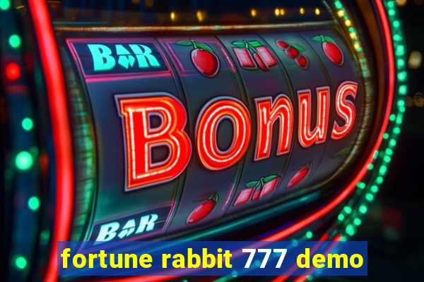 fortune rabbit 777 demo