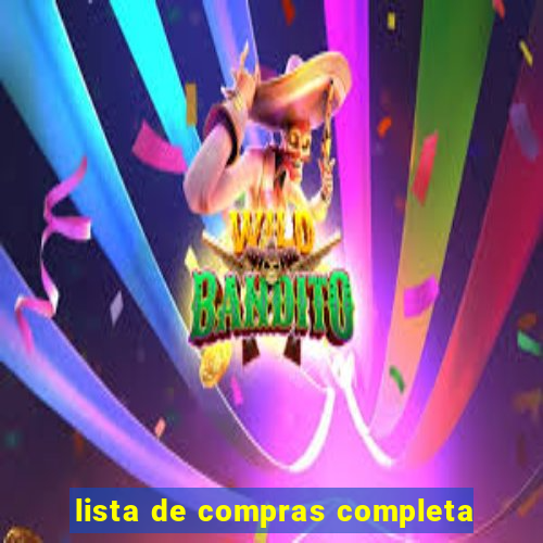 lista de compras completa