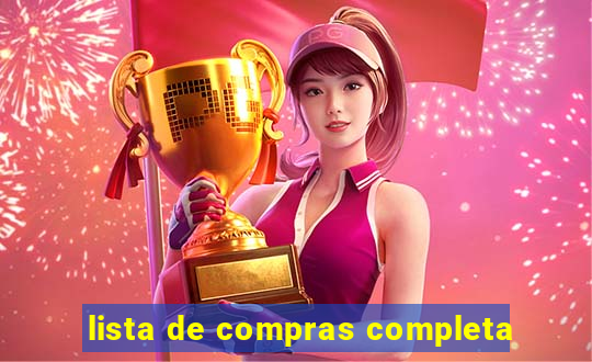 lista de compras completa