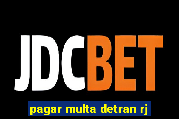 pagar multa detran rj