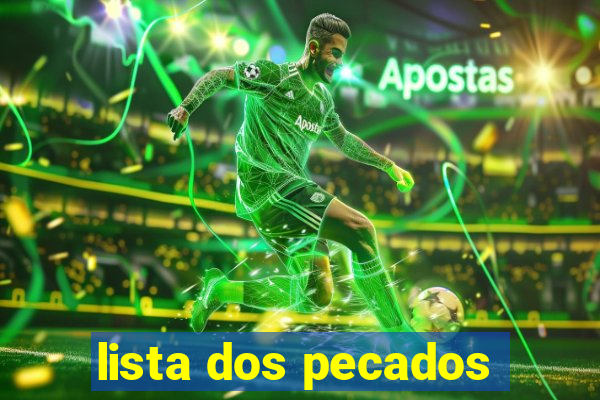 lista dos pecados