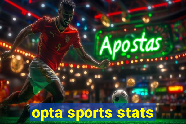 opta sports stats