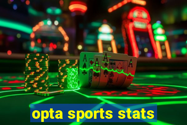 opta sports stats
