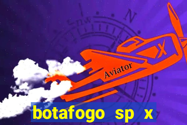 botafogo sp x palmeiras futemax