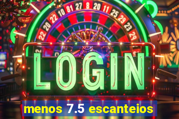 menos 7.5 escanteios