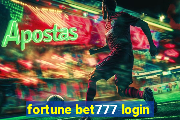 fortune bet777 login