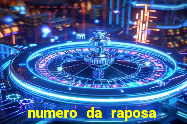 numero da raposa jogo do bicho