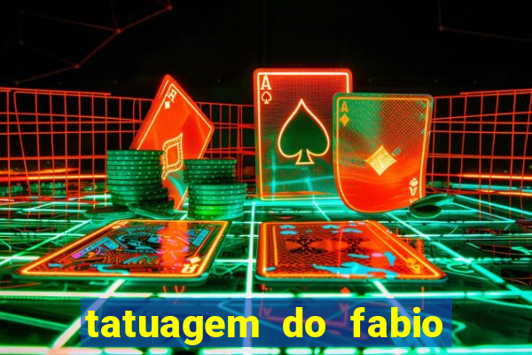 tatuagem do fabio goleiro do cruzeiro