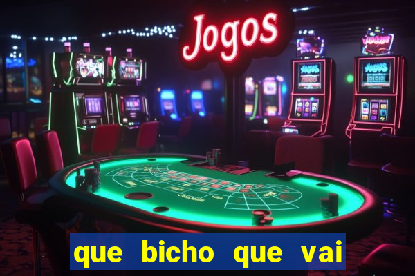 que bicho que vai dar hoje