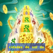 cidades do sul da bahia mapa