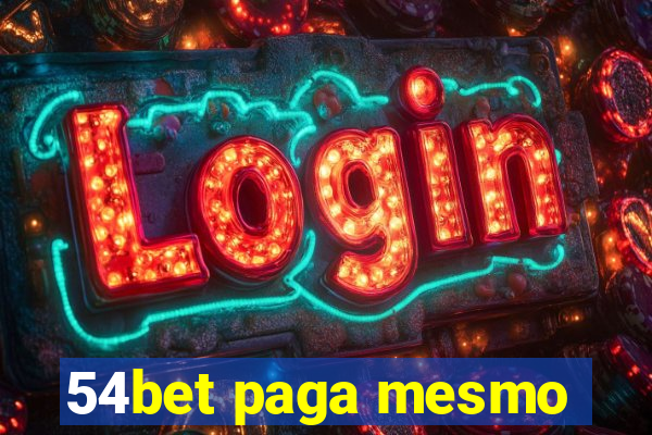 54bet paga mesmo