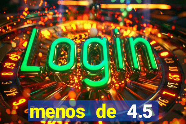 menos de 4.5 escanteios o que significa