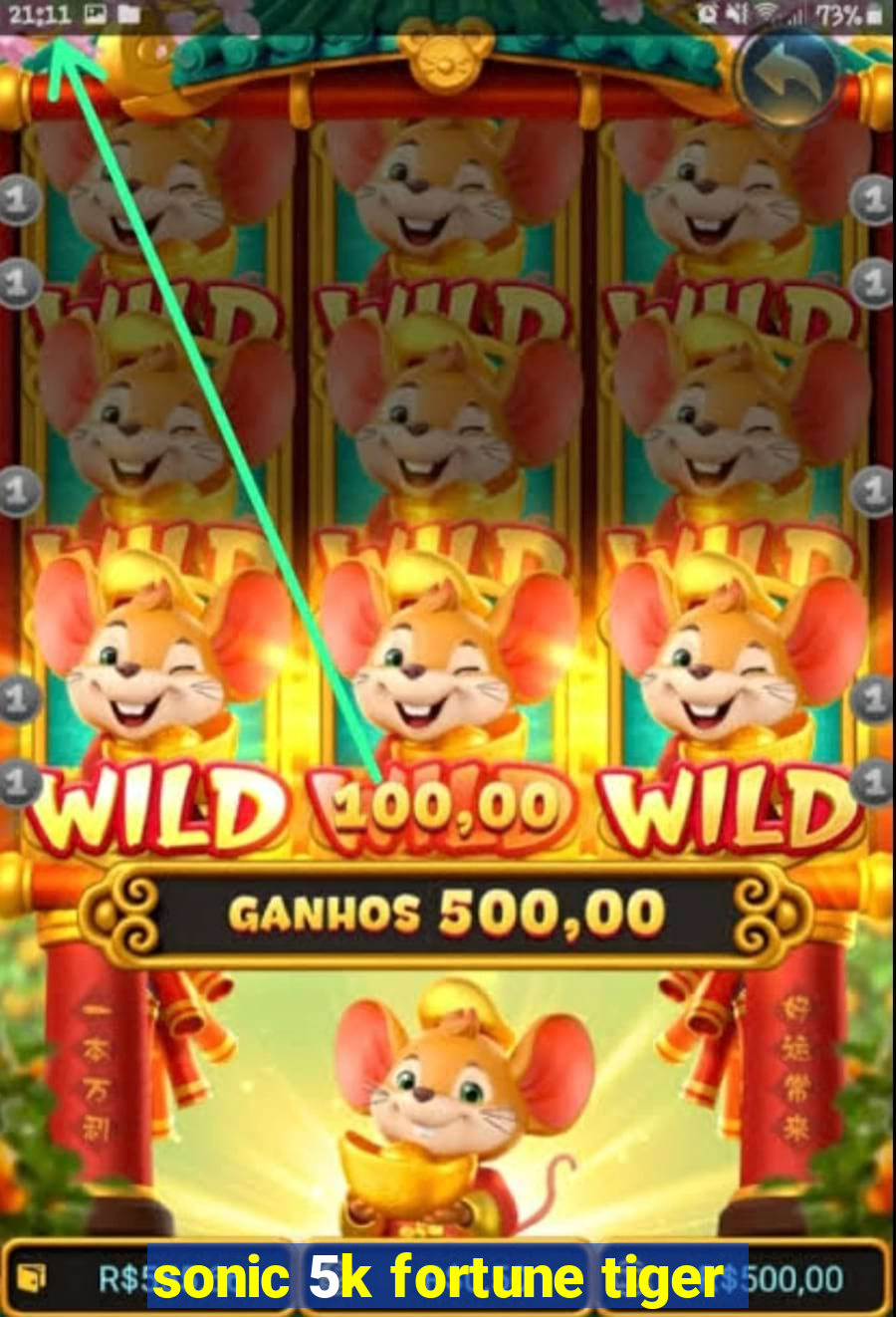 sonic 5k fortune tiger