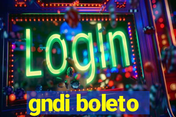 gndi boleto