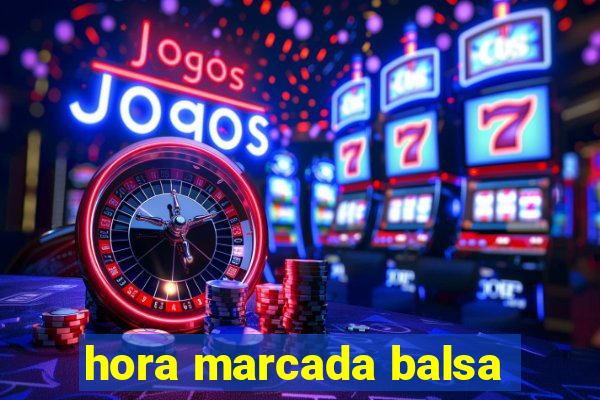 hora marcada balsa