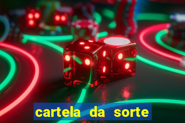 cartela da sorte time de futebol que mais saem