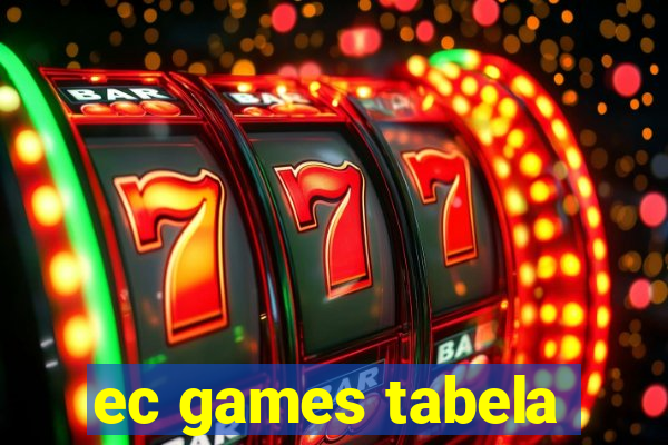 ec games tabela
