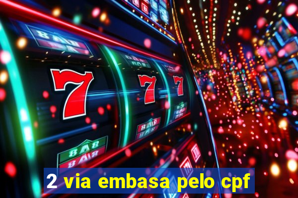 2 via embasa pelo cpf