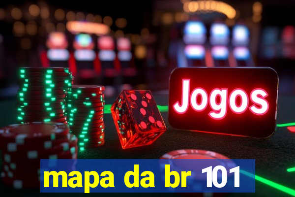 mapa da br 101