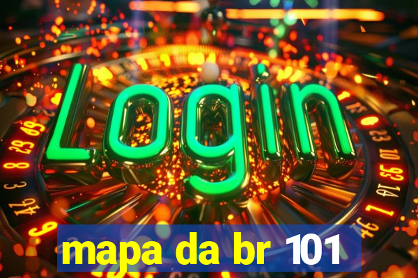 mapa da br 101