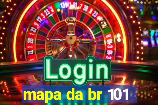 mapa da br 101