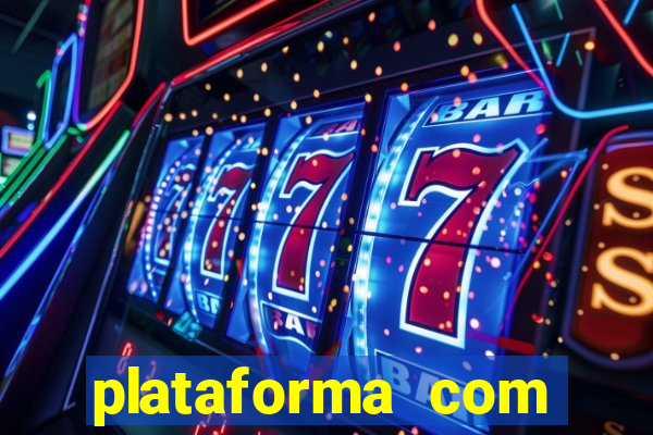 plataforma com chuva de dinheiro