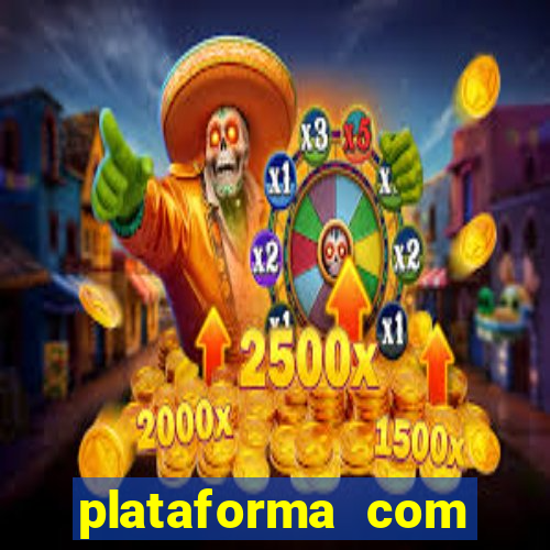 plataforma com chuva de dinheiro