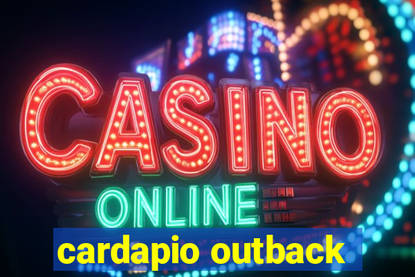 cardapio outback