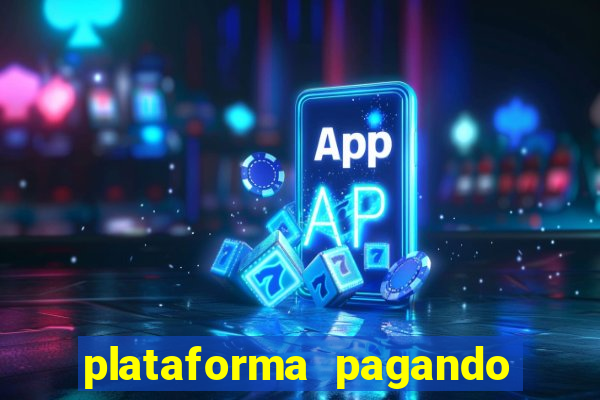plataforma pagando bonus no cadastro