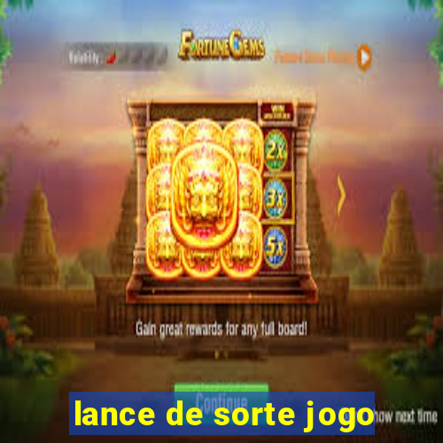 lance de sorte jogo