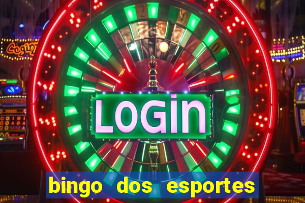 bingo dos esportes para imprimir