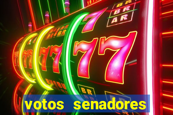 votos senadores impeachment moraes